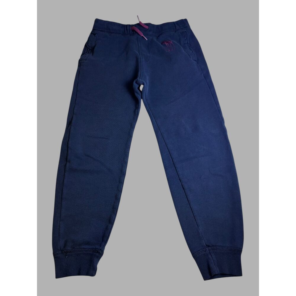 Abercrombie Kids Boys Navy Blue Moose Jogger Sweatpants Size M 12